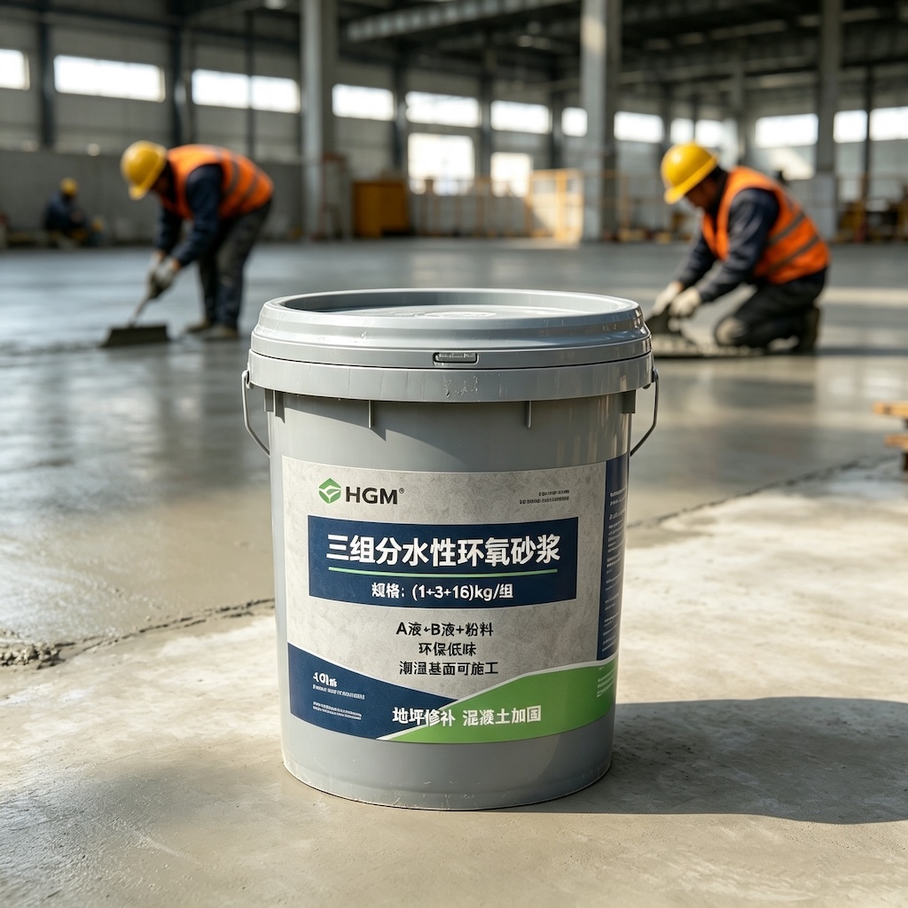 礼泉三组份水性环氧砂浆